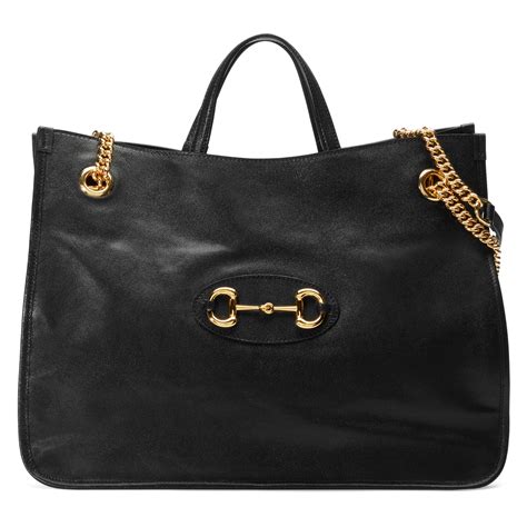 gucci bag horsebit black|gucci horsebit 1955 tote bag.